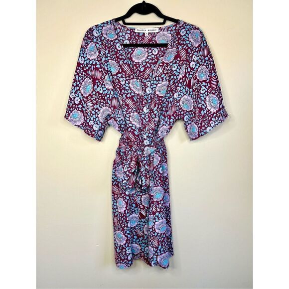 Rebecca Minkoff Janae Floral Wrap Dress - Picture 4 of 9